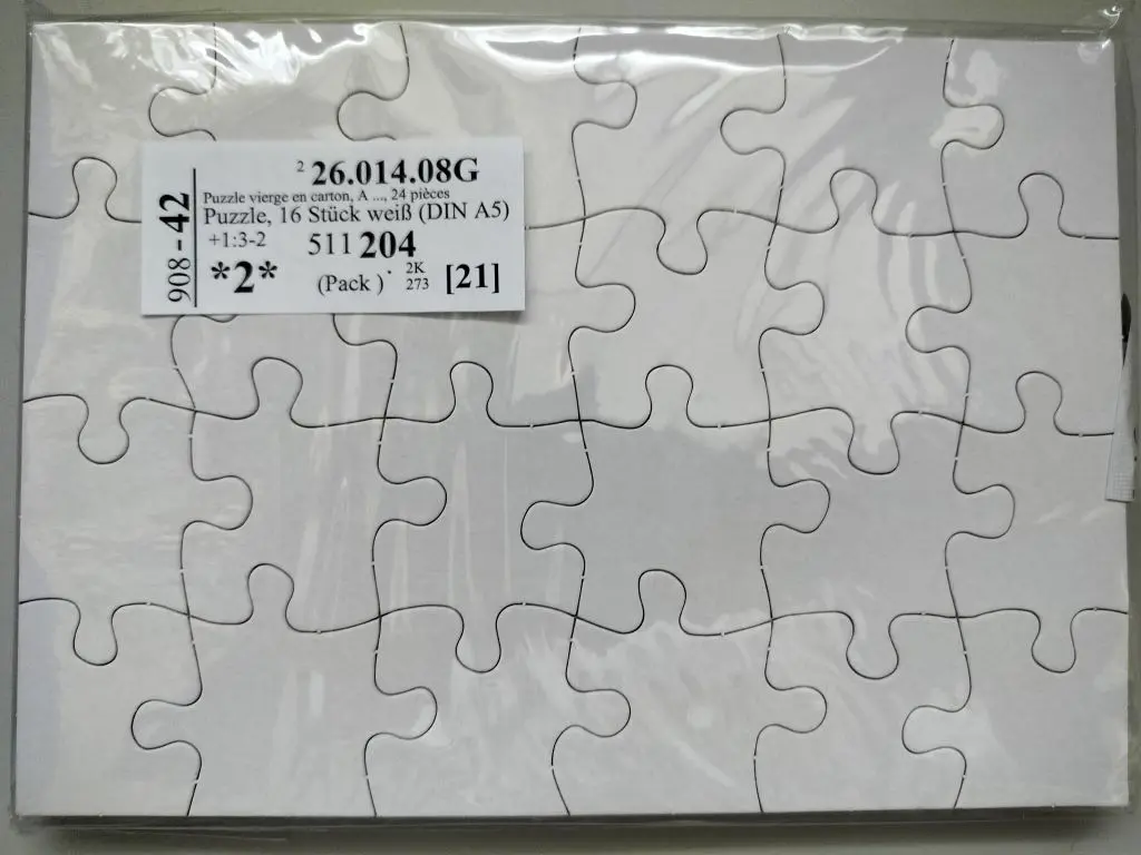 Puzzle, paquet
