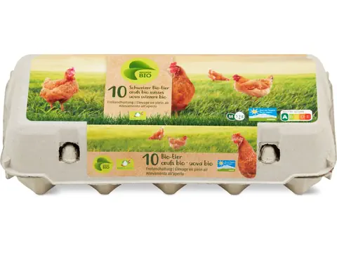 [EGG2] Oeuf frais BIO, boîte de 10
